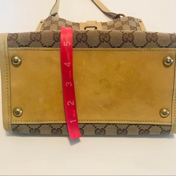 GUCCI | Great Shape! | TOTE ONLY! | GG SUPREME canvas & leather - Picture 13 of 16